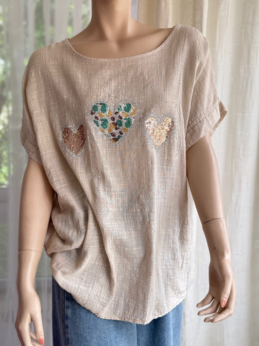 Blusa Hearts