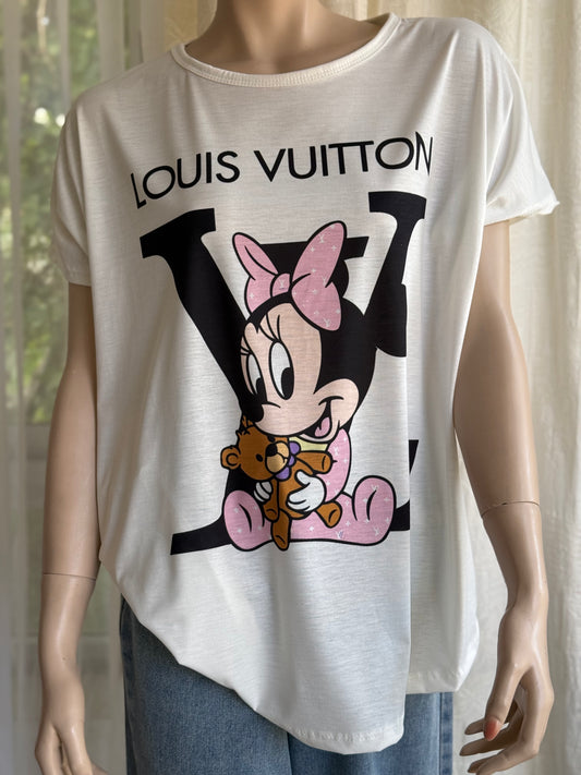 Camiseta Minnie Louis Vuitton